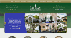 Desktop Screenshot of lohmanfuneralhomes.com