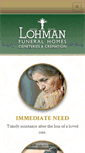 Mobile Screenshot of lohmanfuneralhomes.com